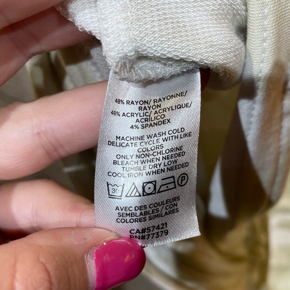 LOFT Green Camo Sweatsuit - size S - Picture 6 of 11